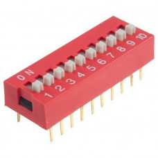 Dip переключатель SWD1-10 (DS-10) (Вдм1-10)