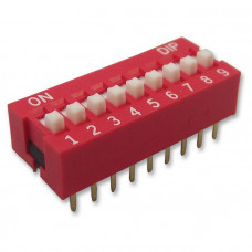 Dip переключатель SWD1-9 (DS-09) (Вдм1-9)
