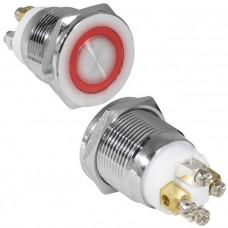 Кнопка антивандальная GQ19PF-10E/R/N off-(on)