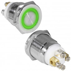 Кнопка антивандальная GQ19PF-10E/G/N off-(on)