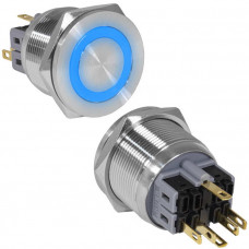 Кнопка антивандальная GQ25PF-11E/B/N on-(off)+off-(on)