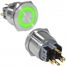 Кнопка антивандальная GQ25PF-11E/G/N on-(off)+off-(on)