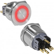 Кнопка антивандальная GQ25PF-11E/R/N on-(off)+off-(on)