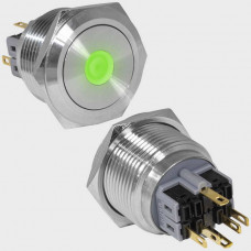 Кнопка антивандальная GQ28-11ZD/G/N on-off+off-on