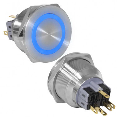 Кнопка антивандальная GQ30PF-11ZE/B/N on-off+off-on