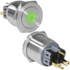 Кнопка антивандальная GQ25PF-11ZD/G/N on-off+off-on