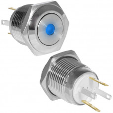 Кнопка антивандальная GQ16F-10D/JL/B/N off-(on)