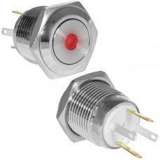 Кнопка антивандальная GQ16F-10D/JL/R/N off-(on)