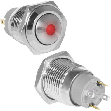 Кнопка антивандальная GQ16B-10ZD/J/R/N off-on