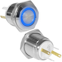 Кнопка антивандальная GQ16F-10E/JL/B/N off-(on)