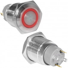 Кнопка антивандальная GQ16F-10ZE/J/R/N off-on