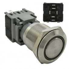 LAS1-BGQ-11E/B on-(off)+off-(on) антивандальная кнопка