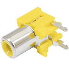 RCA разъём RCA-103P гн на плату (RS-105A)