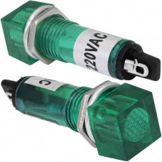Лампочка неоновая в корпусе N-802-G 220V