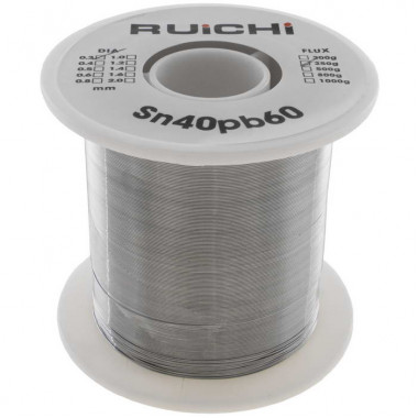 Sn60/Pb40 d0.3mm 250g flux