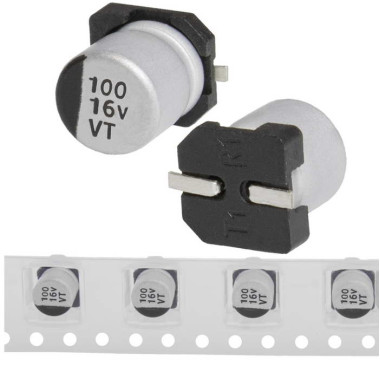 100 uF 16 V 105C 6.3*5.4 VT