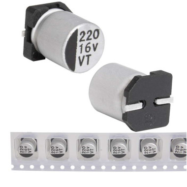220 uF 16 V 105C 6.3*7.7 VT