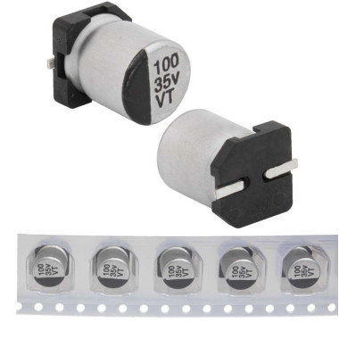 100 uF 35 V 105C 6.3*7.7 VT