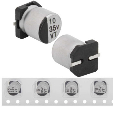 10 uF 35 V 105C 5*5.4 VT