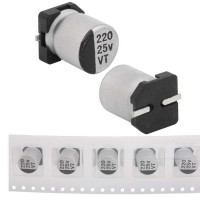 220 uF 25 V 105C 8*10.5 VT