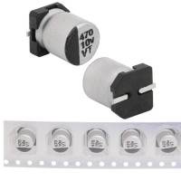 470 uF 10 V 105C 6.3*7.7 VT