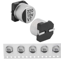 220 uF 10 V 105C 6.3*5.4 VT