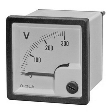 Вольтметр 300В (48х48)