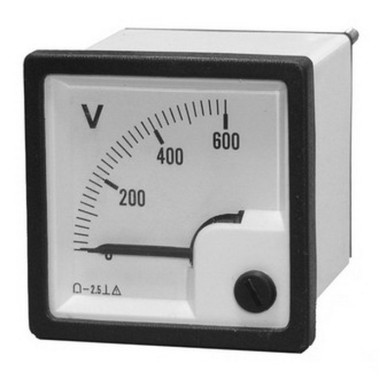 Вольтметр 600В (48х48)