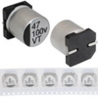 47 uF 100 V 105C 10*10.5 VT