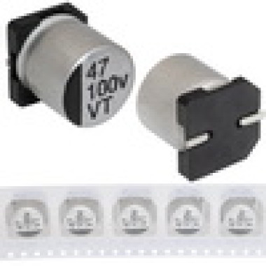47 uF 100 V 105C 10*10.5 VT
