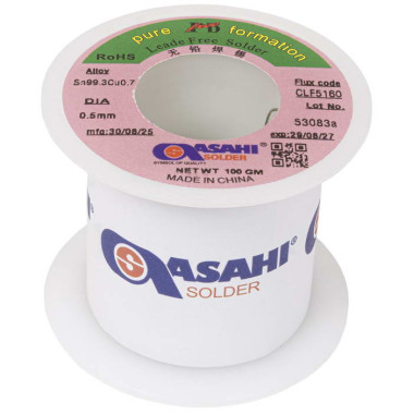 Sn99.3/CU0.7 d0.5mm 100g ASAHI