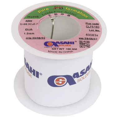 Sn99.3/CU0.7 d1.0mm 100g ASAHI