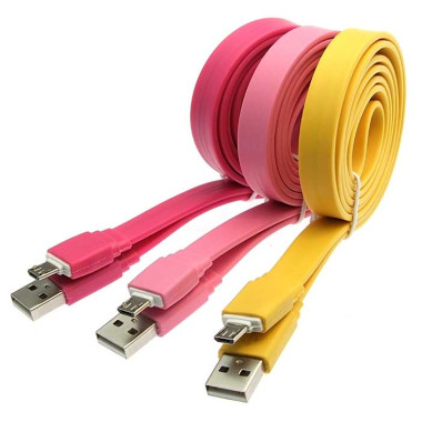 USB to Micro USB big flat 1m