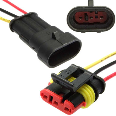 SuperSeal 1.5, 3PIN MF (18AWG 20cm)