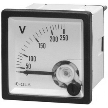 AC вольтметр 250В 50гц (48х48)