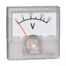 DC вольтметр 30В (40х40)