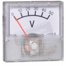 DC вольтметр 50В (40х40)