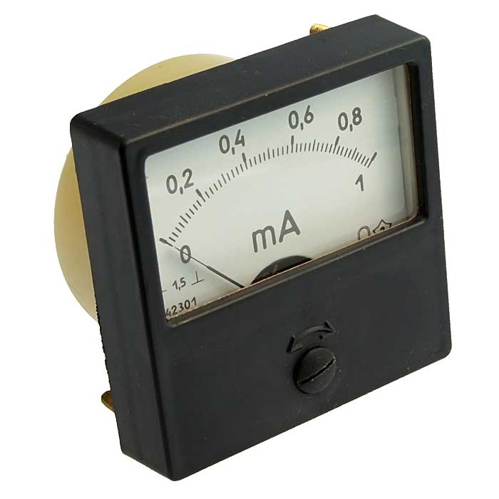Амперметр щитовой постоянного тока М42301 1МА купить с быстрой ...